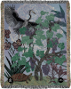 VIN - Ambrosia Grape Vine Scene Jacquard Woven Blanket | Linens & Bedding by Sean Martorana. Item made of cotton
