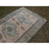 1970s Vintage Pastel Turkish Oushak Rug - 5'2'' x 7'4'' | Area Rug in Rugs by Vintage Pillows Store. Item composed of cotton and fiber