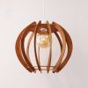 The sphere - Wooden hanging lamp (Price taxes included) | Pendants by Slice of wood / Tranche de bois