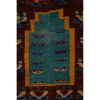 Mid-Century Turkish Tulu With Connected Tribal Pattern | Area Rug in Rugs by Vintage Pillows Store. Item made of fabric & fiber