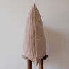 Amber and Cream Linen Stripe Pillow 24x24 | Pillows by Vantage Design