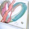 Rush Hour - Acrylic Heart Block Painting | Paintings by carrie song