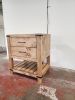 Model #1018 - Custom Single Sink Bathroom Vanity | Countertop in Furniture by Limitless Woodworking. Item composed of maple wood in mid century modern or contemporary style