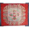 Decorative Turkish Handmade Low Pile Wool Rug Mat Traditiona | Area Rug in Rugs by Vintage Pillows Store. Item made of fabric