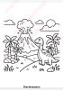 Dinosaur Coloring Pages for Kids, 50 Printable Pages, Cute Dinosaur Coloring Book PDF, T-Rex Triceratops Stegosaurus, Digital Download | Paintings by Colorize Paper Studio