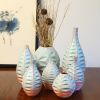 Spherical in Strawberry Pistachio | Vase in Vases & Vessels by by Alejandra Design. Item made of ceramic