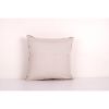 Vintage Handwoven Floral Pattern Square Kilim Pillow, Needle | Cushion in Pillows by Vintage Pillows Store
