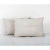 Vintage Matching Striped Organic Hemp Kilim Pillow, Handwove | Cushion in Pillows by Vintage Pillows Store