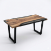 Walnut Epoxy desk Custom Epoxy Resin Table | Tables by Ironscustomwood. Item made of walnut
