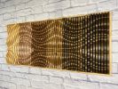 "SUNLIT AURA" Parametric Wood Wall Art Decor, Solid Wood | Wall Sculpture in Wall Hangings by ArtMillWork Design