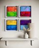 ECHOES 024 - 20x20cm | Oil And Acrylic Painting in Paintings by Lara Spadetto Art