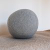 Grey Wool Blend 10" Ball Pillow | Pillows by Vantage Design