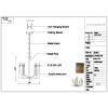 Alan Mizrahi MV3013 Sirius Chandelier | Chandeliers by Alan Mizrahi Lighting Design