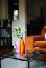 Glass Blown Top Dog Tie-Dyed Pencil Vase | Vases & Vessels by Maria Ida Designs. Item made of glass