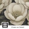 Sage Noir — Bold Florals Luxury Wallpaper Mural | Wall Treatments by ELLE WALLS
