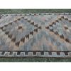 1950s Vintage Diamond Turkish Kilim Rug - 4'8'' x 9'4'' | Area Rug in Rugs by Vintage Pillows Store. Item composed of fiber