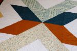 Modern Handmade Baby Quilt - Floral X Pattern #2 | Linens & Bedding by Hazel Oak Farms. Item composed of cotton