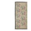 Vintage Aubusson Floral Turkish Karapinar Rug | Area Rug in Rugs by Vintage Pillows Store. Item composed of wool and fiber