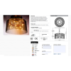Alan Mizrahi QZ0120 Ngoma Drum | Chandeliers by Alan Mizrahi Lighting Design