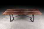 Black Walnut Whistlepunk Table | Dining Table in Tables by Urban Lumber Co.. Item made of walnut with steel
