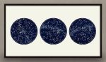 Nautical Constellation Map Celestial Decor, Large Horizontal | Prints by Capricorn Press. Item made of paper works with boho & minimalism style