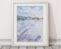 Low Tide | Watercolor Painting in Paintings by Brazen Edwards Artist. Item made of paper