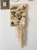 Framed unique coral reef wall hanging with crocheted details | Tapestry in Wall Hangings by Awesome Knots. Item composed of wood and cotton