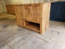 Model #1013 - Custom Single Sink Bathroom Vanity | Countertop in Furniture by Limitless Woodworking. Item composed of maple wood compatible with mid century modern and contemporary style