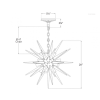 Alan Mizrahi QZ1407 Quincy Sputnik | Pendants by Alan Mizrahi Lighting Design