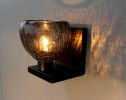 Acqua Sconce · Smoke Crackle · Recycled Glass | Sconces by LUMi Collection. Item composed of glass