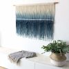 Large Wall Tapestry - SEA VIEW | Wall Hangings by Rianne Aarts / Teddy and Wool Studio. Item made of cotton