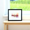 Good Life – Original Abstract Watercolor Painting – 5x7 – Matted & Framed – Uplifting Joyful Wall Art | Paintings by Susi Schuele Art