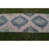 Vintage Turkish Oushak Extra Long Runner With Modern Style | Runner Rug in Rugs by Vintage Pillows Store. Item made of cotton with fiber