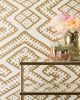 Kilim - Gold | Wallpaper in Wall Treatments by Relativity Textiles. Item made of fabric with paper