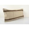 Hemp Pillow Cases Made from a Vintage Turkish Hemp Kilim | Sham in Linens & Bedding by Vintage Pillows Store. Item composed of cotton and fiber