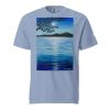 Unisex T-Shirt - Nocturned - Tonalism Moonlit Night Scene | Work by Eman's Gallery