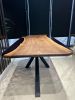 Walnut Epoxy Table - Resin Dining Table - Modern Table | Tables by Tinella Collection. Item composed of oak wood in contemporary or art deco style