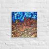 Canvas Print - Zeffir (exhale) - Fluid Abstract Earth & Sky | Work by Eman's Gallery