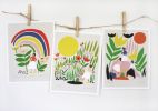 There Will Still Be Rainbows Print | Prints by Leah Duncan. Item made of paper works with mid century modern & contemporary style