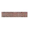 1970s Vintage Turkish Handmade Pale Pink, Orange, Green | Runner Rug in Rugs by Vintage Pillows Store. Item made of cotton