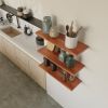 Custom Floating Shelves, Handcrafted Rustic And Modern Shelf | Ledge in Storage by Picwoodwork. Item made of oak wood
