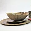 Unique Stoneware Dinnerware | Plate in Dinnerware by YomYomceramic. Item made of ceramic