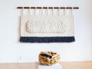 Chunky Mustard Woven Basket | Storage Basket in Storage by Keyaiira | leather + fiber | Artist Studio in Santa Rosa. Item made of fabric
