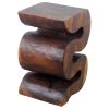 Haussmann® Wood BIG Wave Verve Accent Snake Table 12 x14x20 | Side Table in Tables by Haussmann®