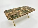 Custom Order Walnut Transparent Green Epoxy Table - Epoxy | Dining Table in Tables by TigerWoodAtelier. Item made of walnut works with minimalism & contemporary style