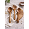 Tulum Teak Wooden Salad Serving Set - 3 Piece | Cooking Utensil in Utensils by Busa Designs