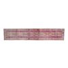 1960s Hand- Knotted Pink Turkish Herki Runner Rug | Rugs by Vintage Pillows Store. Item composed of cotton & fiber
