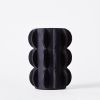 Arcissimo Vase Black Large | Work by District Loom