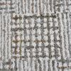 Handmade Geometric PET Area Rug, Modern Neutral Indoor Outdoor Carpet | Rugs by Swiflo