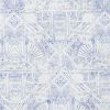 Nui Blue Wallpaper | Wall Treatments by Stevie Howell. Item made of paper